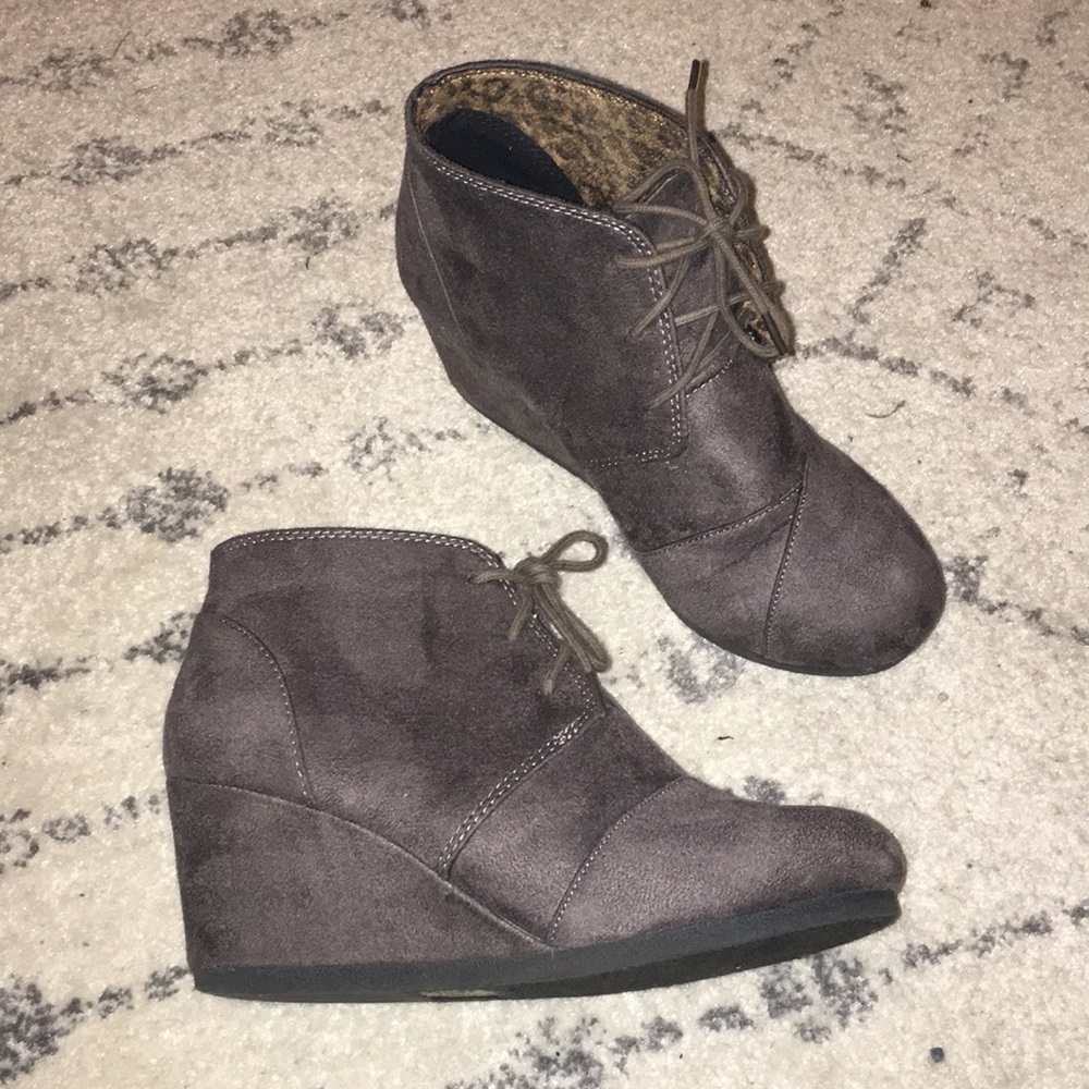Wedge Heel Booties
